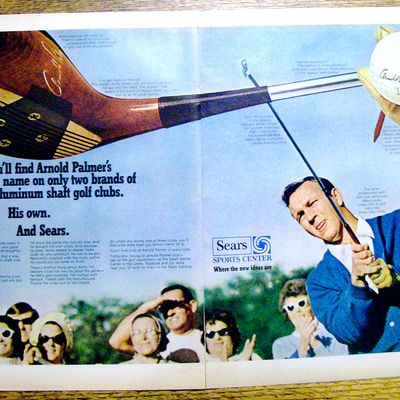 Vintage Ad: 1969 Sears Sports Center w/Arnold Palmer