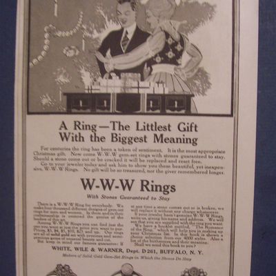 1916  W - W - W  Rings