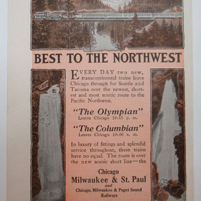1912 Chicago, Milwaukee & St Paul w/ The Northwest