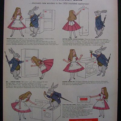 Vintage Ad: 1958 Alice in Insulation-Land