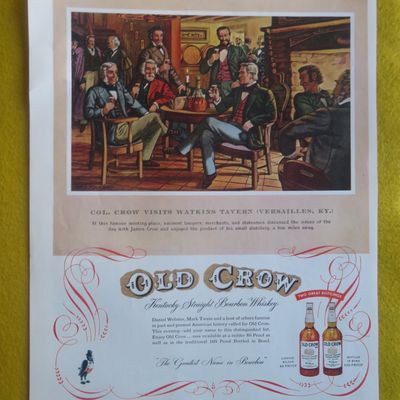 1959 Old Crow Whiskey with Col. Crow Visits Watkins