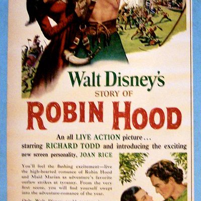 1952 Walt Disney's Story Of Robin Hood w/Todd & Rice