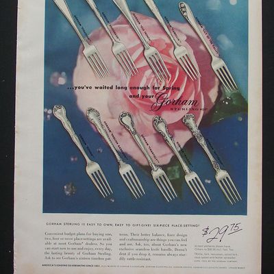 1952 Gorham Sterling with Many Different Styles
