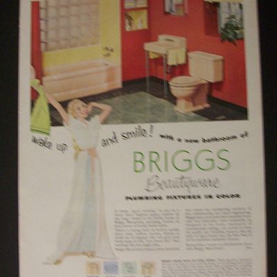 1952  Briggs  Plumbing  Fixtures