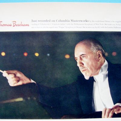 Vintage Ad: 1942 Columbia Records w/ Sir Thomas Beecham