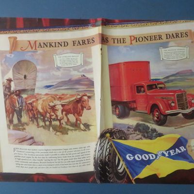 1937 Good Year Tires with Mankind Fares As The Pioneer