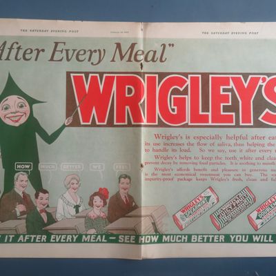 1922 Wrigley's With Spearmint & More