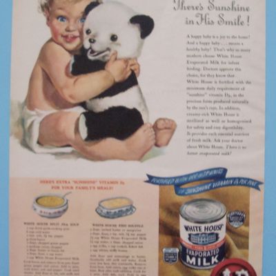 Vintage Ad: 1946 White House Evaporated Milk