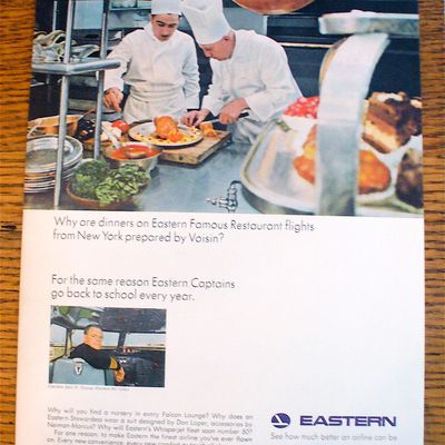 1965 Eastern Airlines With Chefs Cooking