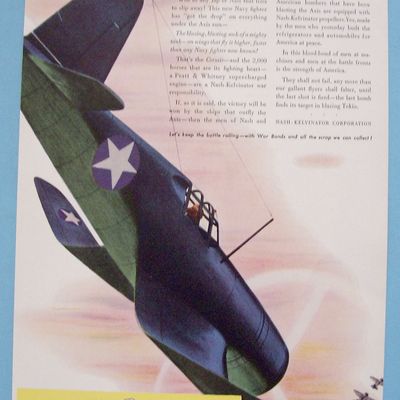 1943 Nash/Kelvinator with Military Plane with Drop