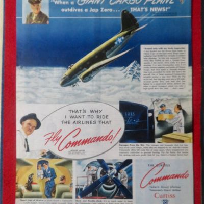 1948 Curtiss Wright Airliner with The Curtiss Commando
