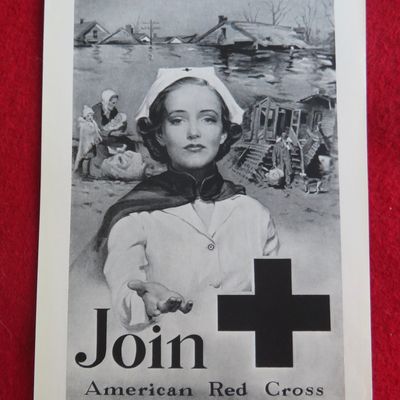 1939 American Red Cross w/ a Nurse Holding Out Her Hand