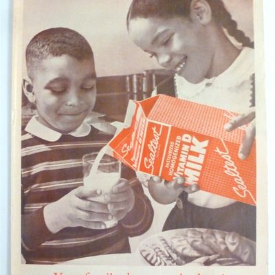 1963 Sealtest Milk with a Girl Pouring Milk