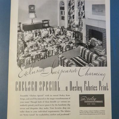 1940 Desley Fabrics with Chelsea Special Furniture