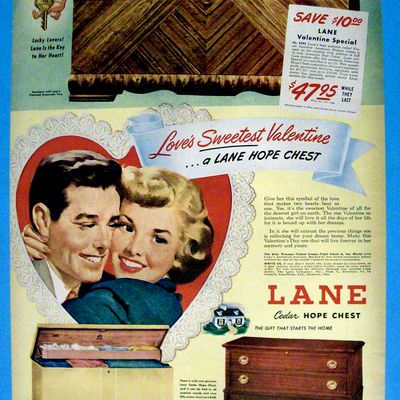 Vintage Ad: 1949 Lane Cedar Hope Chest