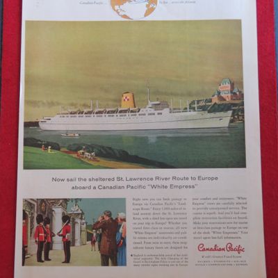 1958 Canadian Pacific with the White Empress