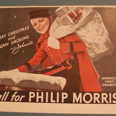 Vintage Ad: 1939 Philip Morris with Johnnie