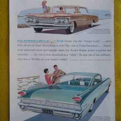 1959 Oldsmobile Automobile with Sedan & Coupe
