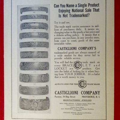 1913 Castiglioni Company with Bracelets & Lockets