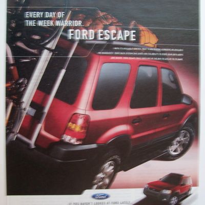 Vintage Ad: 2003  Ford  Escape