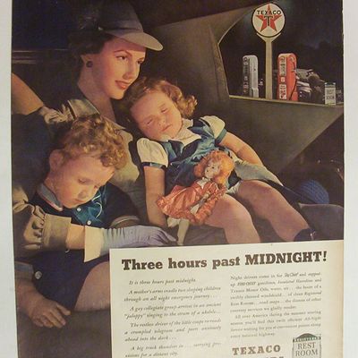 Vintage Ad: 1940 Texaco Dealers Done By Gluyas Williams