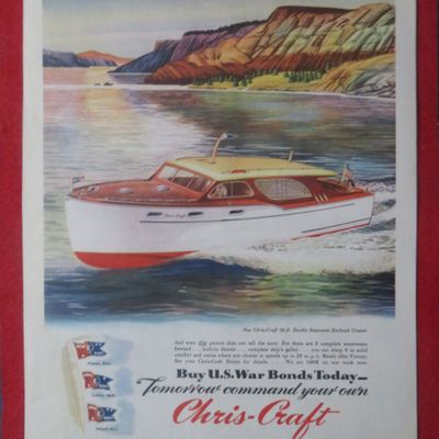 1948 Chris Craft with 36 Foot Double Stateroom Cruiser
