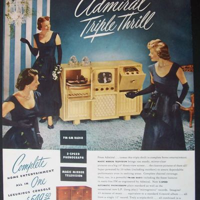 1948 Admiral Triple Thrill w/AM-FM Radio
