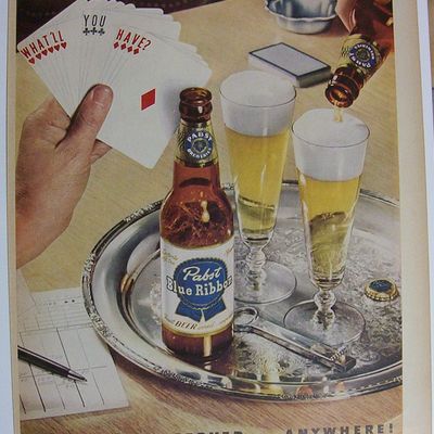 1951  Pabst  Blue  Ribbon  Beer