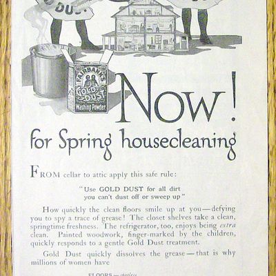 1918 Gold Dust with Spring Housecleaning