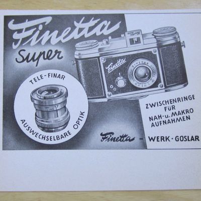 1952 Finetta Super Camera with the Camera