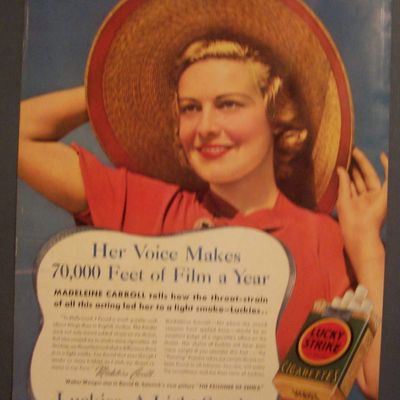 1937 Lucky Strike Cigarettes