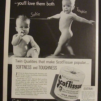 1940  Scottissue  with  Softie  &  Toughie