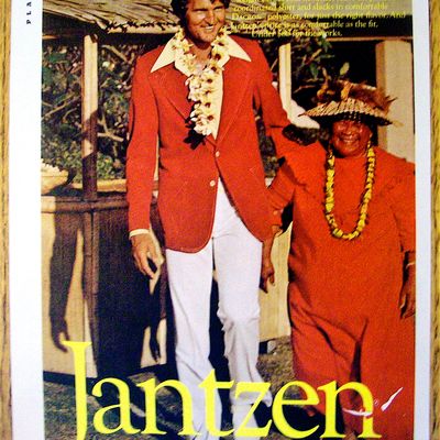 1974 Jantzen with Jerry West At A Oahu Resort