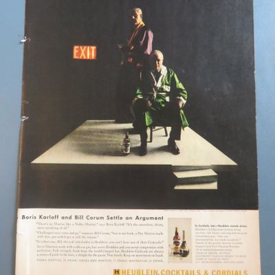 1956 Heublein Cocktails w/ Boris Karloff & Bill Corum