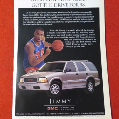 1998 GMC Jimmy Automobile with Grant Hill