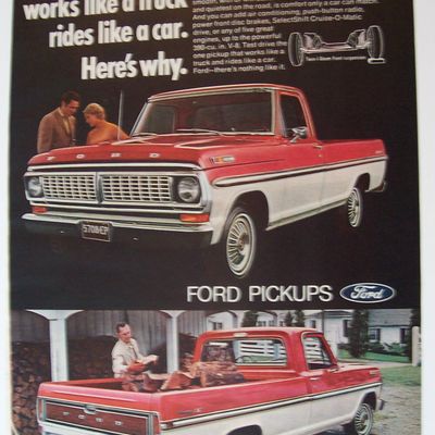 Vintage Ad: 1970 Ford  Pickups