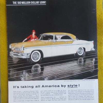 1955 Chrysler Automobile w/ New Yorker Deluxe St Regis