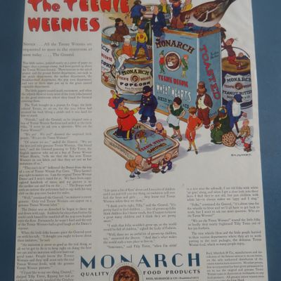 1928 Monarch Food Products with The Teenie Weenies