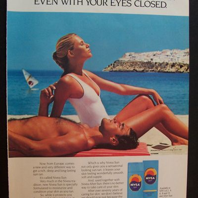 1986  Nivea  Sun Tan Lotion