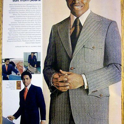 1971 Sears Suit with Football's Gale Sayers