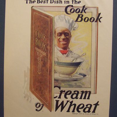 1918 Cream Of Wheat Cereal Ad with Black Chef