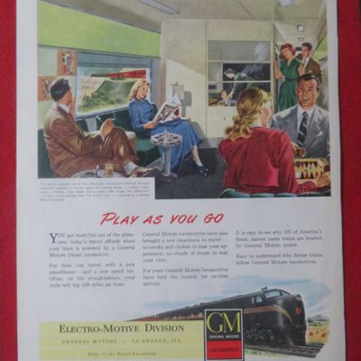 1948 General Motors Locomotive with Play As You Go
