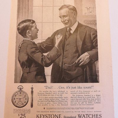 1924 Keystone Watches With Father & Son