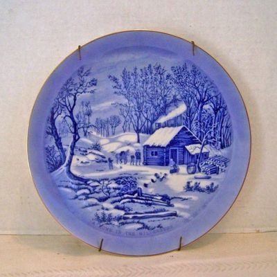A Home in the Wilderness, Currier & Ives Plate