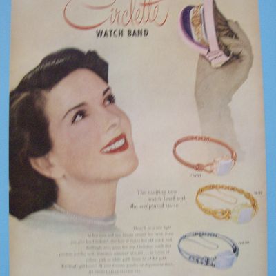 Vintage Ad: 1948 Jacques Kreisler Circlette Watch Band