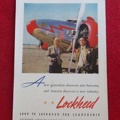 1939 Lockheed Aircraft Corporation with Man & Woman