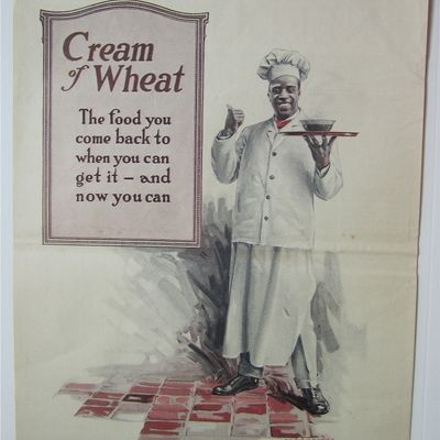 1918 Cream Of Wheat Cereal with the Cream of Wheat Man