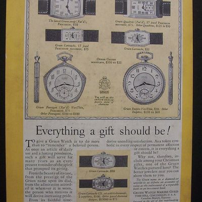 1926  Gruen  Watches