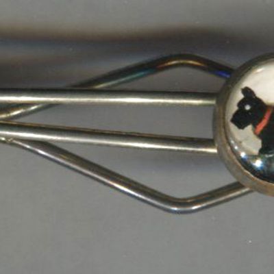 Scottie Tie Clip