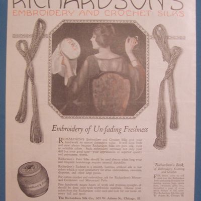 1922  Richardson's Embroidery & Crochet Silks